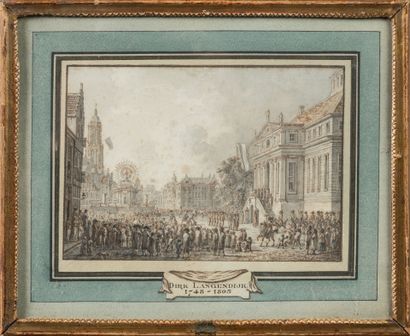 Dirk LANGENDYK (Rotterdam, 1748-1805): Proclamation...
