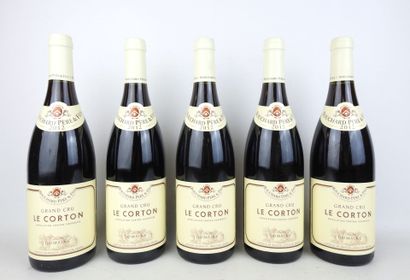 5 bouteilles Le Corton Grand Cru 2012 Bouchard...