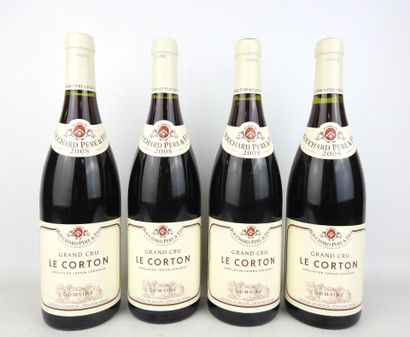 4 bouteilles Le Corton Grand Cru 2008 Bouchard...