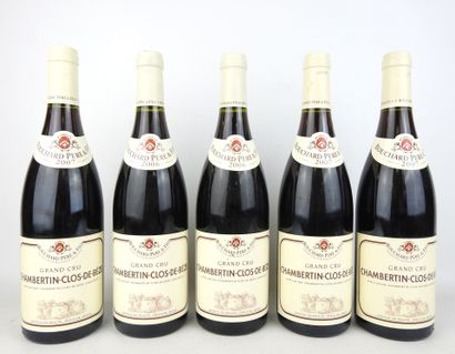 5 bouteilles Chambertin-Clos-de-Bèze Grand...