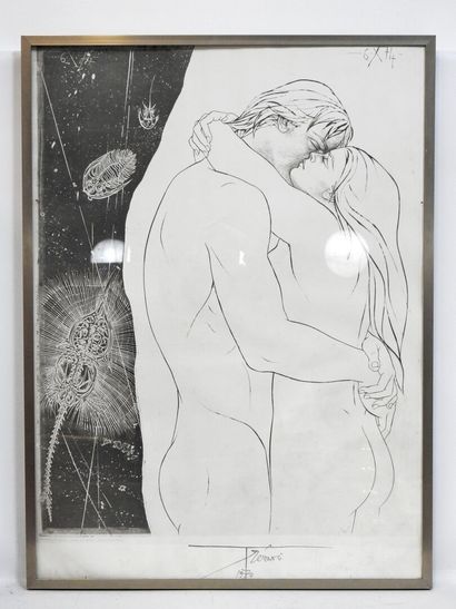 null Pierre Yves TREMOIS (1921-2020) - Art poster Verkerke
Empreinte de l'Amour....
