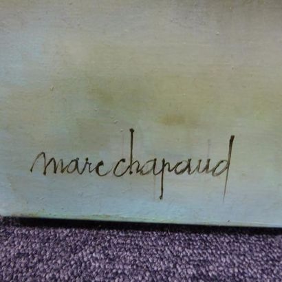null Marc CHAPAUD (né en 1941): Château de Chenonceau. Huile sur toile. Signé en...