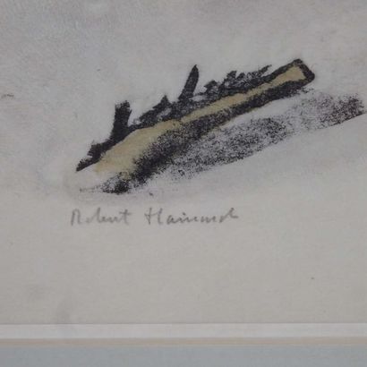 null Robert HAINARD (1906-1999) : Lièvre. Bois gravé. Epreuve signée en bas à gauche...