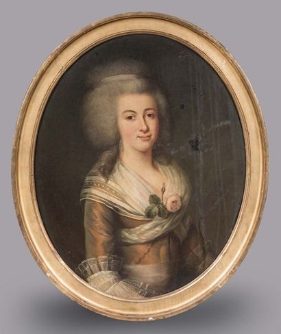 Ecole FRANCAISE de la fin du XVIIIe siècle

Portrait...