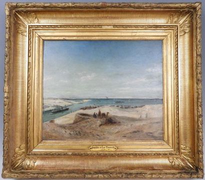 null Edouard RIOU (1833-1900)

Inauguration du canal de Suez. 

Huile sur panneau....