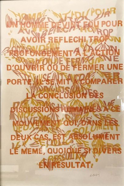 Pol BURY (1922-2005)

Balzac (1973). 

Lithographie....