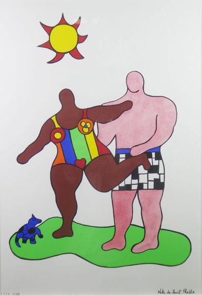 null Niki de SAINT-PHALLE (1930-2002)

Les Baigneuses

Sérigraphie sur papier justifiée...