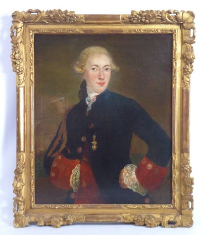 ECOLE FRANCAISE du XVIIIe siècle 
Portrait...