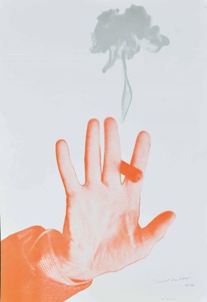Marcel Duchamp (1887-1968), Poster per la mostra “Edition et Sur Marcel Duchamp”,... Gazette Drouot