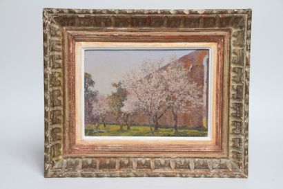  Alexandre ROUBTZOFF (1884-1949) Huile sur toile marouflée sur carton. Vue de l’aqueduc... Gazette Drouot