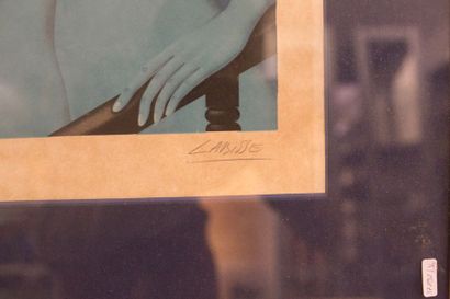 LABISSE FÉLIX (1905-1982) "Quadruple nu", XXe, lithographie polychrome, signée en...