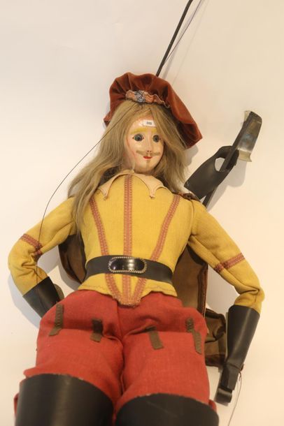 null Marionnette de Toone, h. 122 cm env.