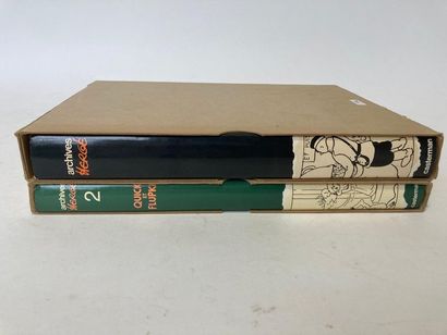null "Archives Hergé", Casterman, 1973 et 1978, deux tomes [usures].