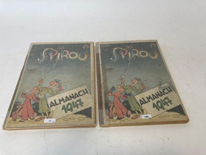 Le Journal de Spirou "Almanach 1947", Dupuis, deux exemplaires [légères altérati...