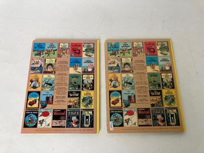 HERGÉ, REMI Georges dit (1907-1983) "Tintin et les Picaros", Casterman, 1976, deux...