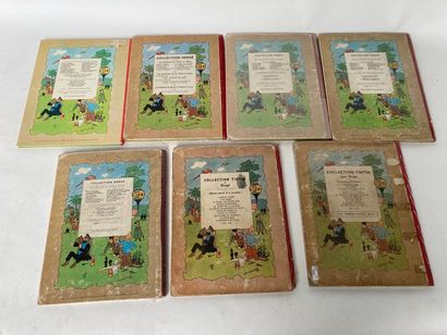 HERGÉ, REMI Georges dit (1907-1983) "Les Aventures de Tintin - Tintin au Congo",...