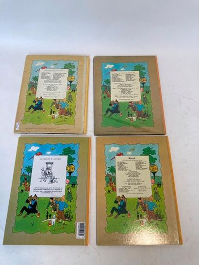 HERGÉ, REMI Georges dit (1907-1983) "Les Aventures de Tintin - Les Bijoux de la Castafiore",...