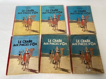HERGÉ, REMI Georges dit (1907-1983) "Les Aventures de Tintin - Le Crabe aux pinces...