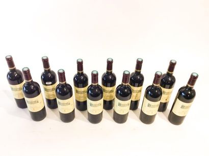 BORDEAUX (MOULIS) Red, Château Mauvesin 2009, twelve bottles.