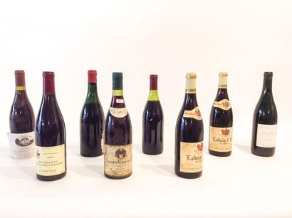 BOURGOGNE Rouge, sept bouteilles :

- (PERNAND-VERGELESSES), Domaine Chandon de Briailles,...