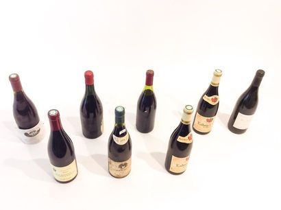 BOURGOGNE Rouge, sept bouteilles :

- (PERNAND-VERGELESSES), Domaine Chandon de Briailles,...