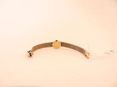 BERNEY-BLONDEAU - GENÈVE Montre-bracelet de dame en or blanc 18 carats, lunette sertie...