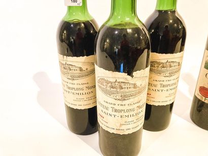 BORDEAUX (SAINT-ÉMILION-GRAND-CRU) Red, five bottles:

- Château Troplong-Mondot,...