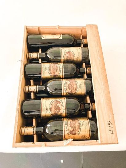 BORDEAUX (PAUILLAC) Rouge, Château Batailley, 5e grand cru classé 1988, douze bouteilles...