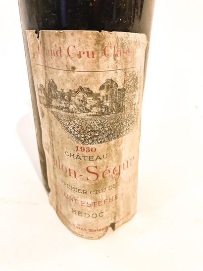 BORDEAUX (SAINT-ESTÈPHE) Red, Château Calon-Ségur, 3rd Grand Cru Classé 1950, one...