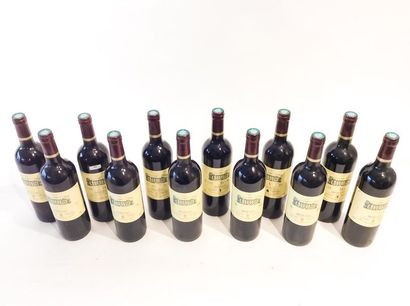 BORDEAUX (MOULIS) Red, Château Mauvesin 2009, twelve bottles.