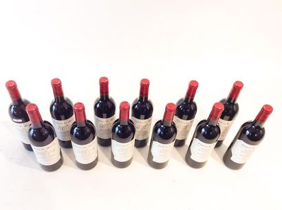 BORDEAUX (LALANDE-DE-POMEROL) Rouge, Château Le Manoir 1994, douze bouteilles.