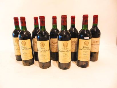 BORDEAUX Red, nine bottles:

- (HAUT-MÉDOC), Château Verdignan, cru bourgeois 1990...