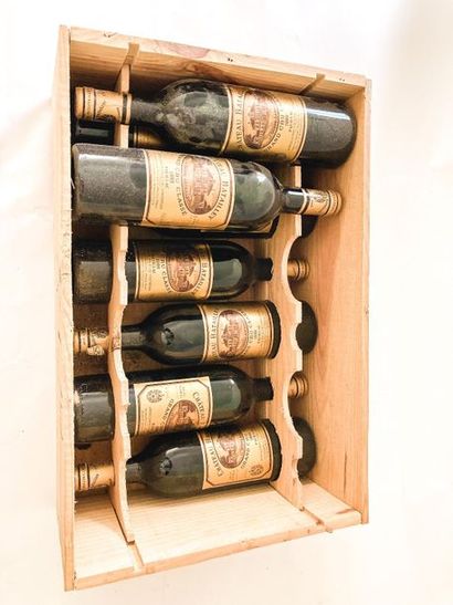 BORDEAUX (PAUILLAC) Rouge, Château Batailley, 5e grand cru classé 1988, huit bouteilles...