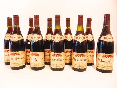 BOURGOGNE (ALOXE-CORTON) Red, Boudier Père & Fils 1994, ten bottles [normal/bottom...