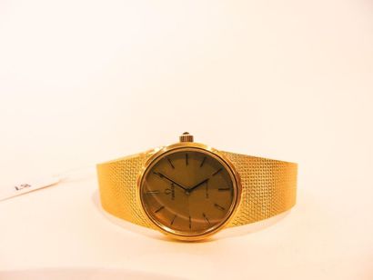 OMEGA Ladies' wristwatch in 18 carat yellow gold, De Ville model, hallmarked, with...