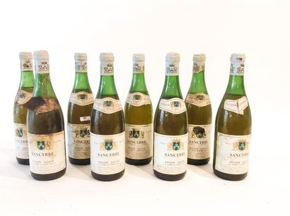 VALLÉE-DE-LA-LOIRE (SANCERRE) Blanc, Roger Gouin 1971, huit bouteilles [altérations...