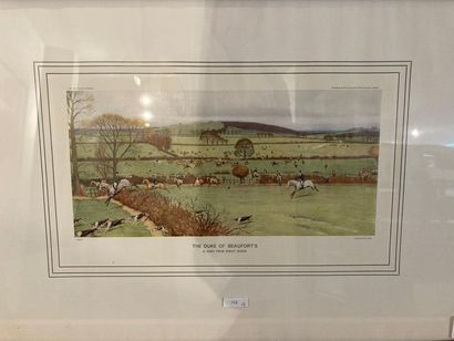 ALDIN Cécil (1870-1935) "The Cottesbrook Hunt," polychrome lithograph, 37.5x66 cm.



Attached:

ALDIN...