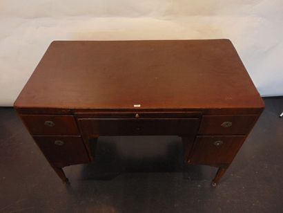 null Lady's desk with five drawers opening by five drawers, pull-out in belt, XIXth...