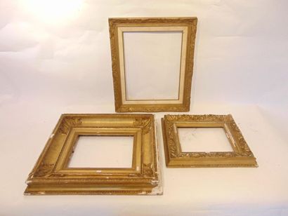 null Three frames (including two old ones), 43x51 cm / 23x31 cm (view), 59x68 cm...