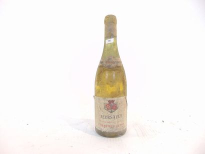 BOURGOGNE (MEURSAULT) Blanc, L'Héritier-Guyot 1959, une bouteille [bas-épaule, altérations...