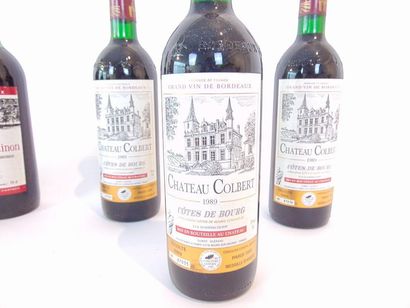 BORDEAUX (-SUPÉRIEUR) Rouge, Château Tertre-de-Martinon 1975, cinq bouteilles dans...