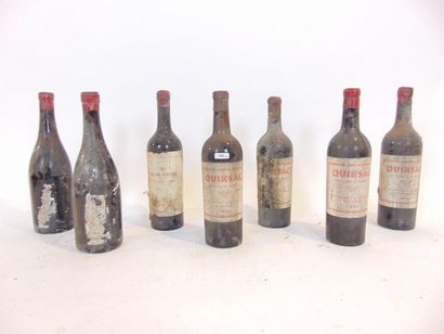 BORDEAUX (PREMIÈRES-CÔTES-DE-) Red, Quinsac 1950, six bottles [half-shoulder, capsules...