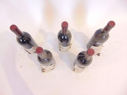 BORDEAUX (SAINT-ÉMILION-GRAND-CRU) Red, Château Teyssier 1990, five bottles [normal/bottom...