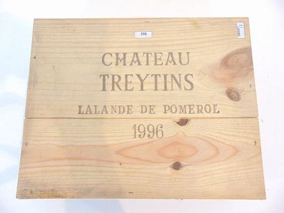 BORDEAUX (LALANDE-DE-POMEROL) Rouge, Château Treytins 1996, trois bouteilles dans...