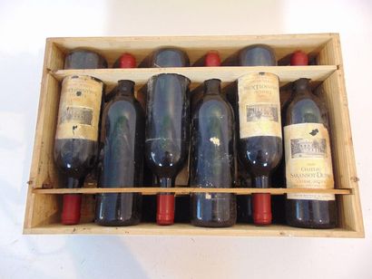 BORDEAUX (LISTRAC) Rouge, Château Saransot-Dupré, cru bourgeois 1990, douze bouteilles...