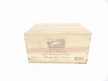 BORDEAUX (MONTAGNE-SAINT-ÉMILION) Red, Château La Croix-de-Mouchet 2010, six bottles...