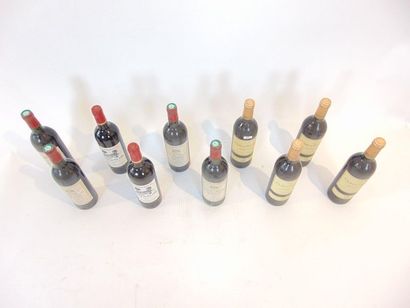 BORDEAUX Red, ten bottles:

- Château Thieuley 1995, four bottles;

- (MEDOC), Château...