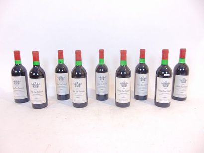 BORDEAUX (SAINT-ÉMILION) Red, Château Tour-Fonrazade 1979, nine bottles [low nec...