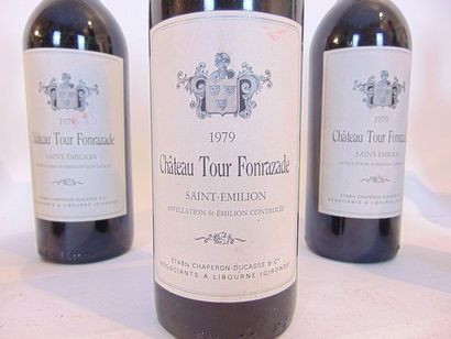 BORDEAUX (SAINT-ÉMILION) Rouge, Château Tour-Fonrazade 1979, neuf bouteilles [ba...