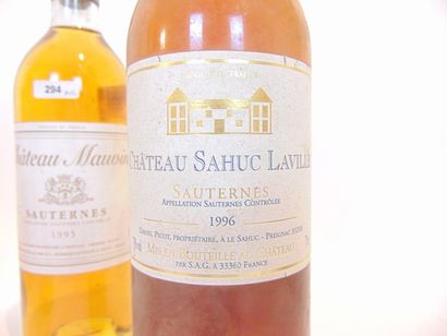 BORDEAUX (SAUTERNES) Blanc liquoreux, douze bouteilles :

- Château Mauvin 1995,...